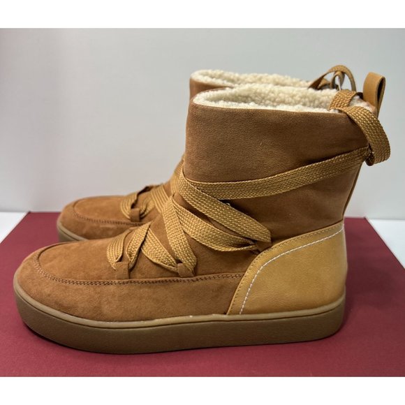 Universal Thread - Women's Brigitte Winter Boots - Cognac - # 8.5 - Picture 3 of 16